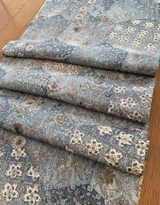 正絹 鬼しほ縮緬 名物裂更紗文様 上質 逸品 ハギレ