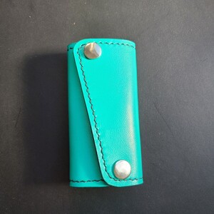 キーケース ティファニーブルー レザークラフト