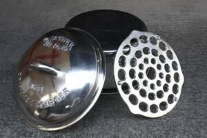  super finest quality! Wagner wear aluminium dutch oven Wagner Ware Drip Drop Roaster 8 20*S MADE IN USA man front 