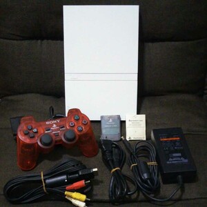 SONY PS2 SCPH-75000 本体 セット(ホワイト)