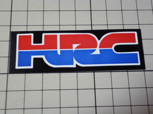 HRC (ホンダ レーシング) ステッカー (74×22mm)