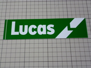 Lucas (ルーカス) ステッカー (186×50mm)