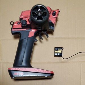 ラジコン SANWA MT4 コントローラー 受信機RX371 バッテリーセット プロポ タミヤ TT01