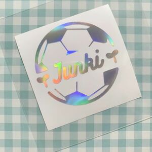 JO1 ホログラムステッカー 河野純喜 サッカーボールver