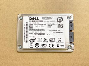 未使用 Intel SSD DC S3500 80GB MLCチップ MicroSATA 1.8 インチ 専用コンデンサ搭載 Micro SATA