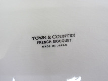 ★YC4082　未使用品　TOWN&COUNTRY　デザートプレート　5枚セット　花柄　花レリーフ　FRENCH BOUQET　洋食器　アンティーク　送料無料★_画像5