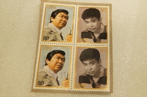 ■ Доставка 63 иен через 50 лет после мемориала War 5 5 Yujiro Ishihara Monochrome без почты 2 листов 2 штуки с цветными почтовыми марками