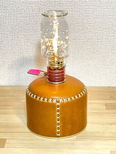 【本革】本革ガス缶カバー OD缶カバー レザーカバー キャンドルランタン ノクターン ルミエール エジソンランタン