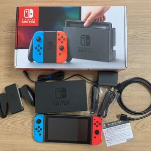 Nintendo Switch ネオンブルー ネオンレッド 任天堂 液晶保護フィルム、カバー付き ニンテンドースイッチ本体