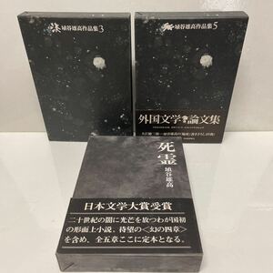 埴谷雄高作品集 3.5 /定本 死霊 3冊セット 外国文学論文集/政治論文集 月報付き