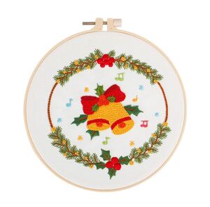 クリスマス 鈴 飾り 刺繍作成キットクリスマス雑貨