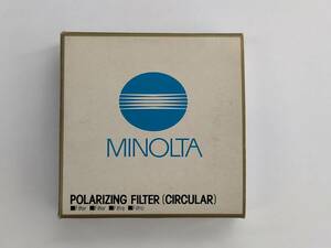 ◆ミノルタ サーキュラーPLフィルター 55mm◆MINOLTA POLARIZING(CIRCULAR) FILTER 55mm