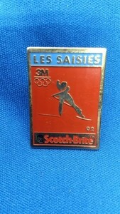 ビンテージ品　　ピンバッジ・バッチ　1992年 アルベールヴィル（フランス）五輪　オリンピック　3M