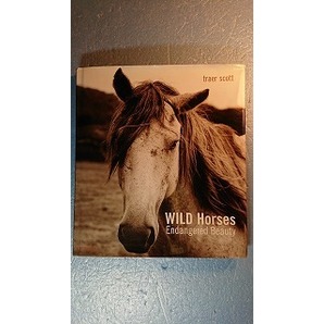 英語動物写真集「Wild Horses Endagered Beauty野生の馬」Traer Scott著　Merrell 2008年