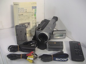 ダビングに！【動作確認済み】再生OK・録画OK SONY Digital8/Hi8/8mm DCR-TRV735(DCR-TRV110と同機種）+付属品8点/0920