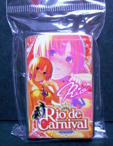 :【新品!!】 Rio オイルライター シルバー リオ リオデカーニバル Rio de Carnival アミューズメント 景品 パチスロ スロット ライター 13S