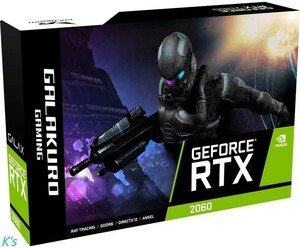 玄人志向 NVIDIA GeForce RTX2060搭載 グラフィックボード GDDR6 6GB GALAKURO GAMINGシリーズ GG-RTX2060-E6GB/DF2