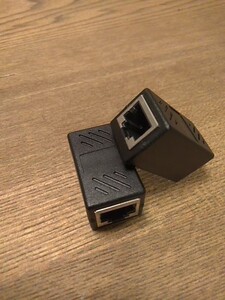 LANケーブル 延長 変換アダプター 2個セット