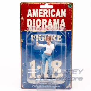 アメリカン ジオラマ 1/18 フィギア カーミート 1 自撮り 女性 American Diorama 1/18 Figures Car Meet 1