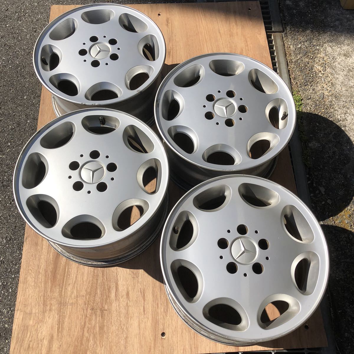 4本セット w124 w124ワゴン 鉄チン s124 w210 純正ホイール 開店記念