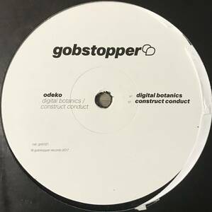 [ 12 / レコード ] Odeko / Digital Botanics / Construct Conduct ( Techno / Experimental ) Gobstopper Records 実験音楽 テクノ