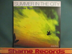 Justice System ： Summer In The City 12'' // Sunshine Blend Remix F. Angela Johnson / Scribe Remix / 落札5点で送料無料