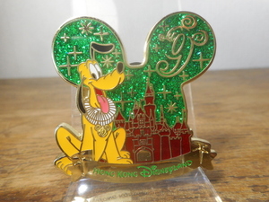  Hong Kong Disney Land 9 anniversary Pluto pin badge 