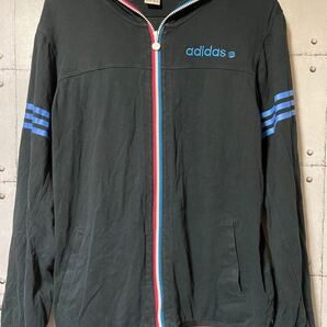 アディダス ジップアップパーカー 長袖 Oサイズ adidas