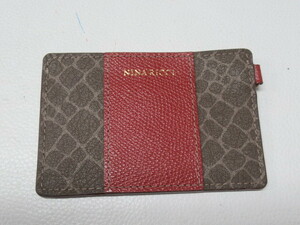 ◆252.NINA RICCI ニナリッチ パスケース カードケース 定期入れ/中古