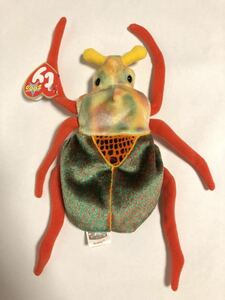  rhinoceros beetle?msi fish net -Scurry soft toy ty BEANIE BABIES