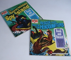  Vintage 1973 GIジョー GI Joe Record and Comic Book コミックブック＋7inch レコード 2冊セット ビンテージ 米国製 Peter Pan Records