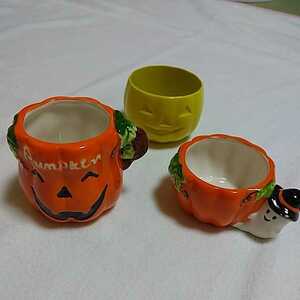  Halloween pumpkin cup fruit cup desert cup secondhand goods 