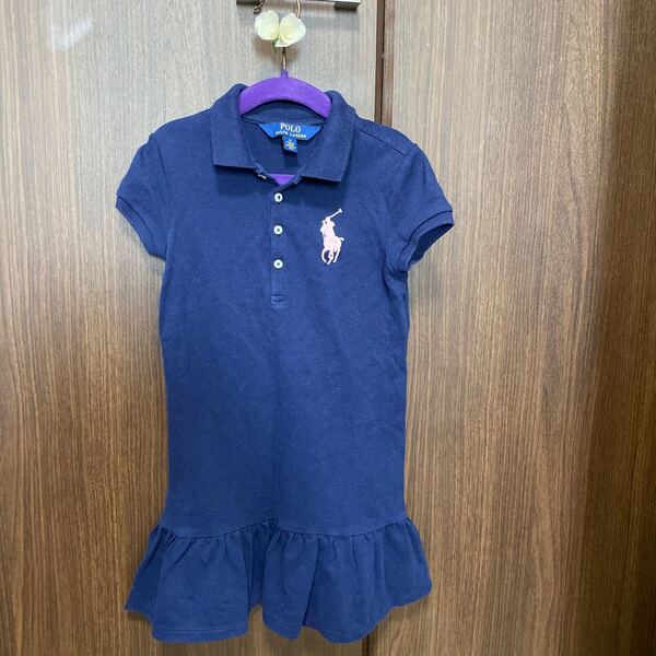 最終値下げ!正規品ポロラルフローレン ビッグポニー ポロ半袖ワンピース 115センチ 5サイズ polo Ralph Lauren