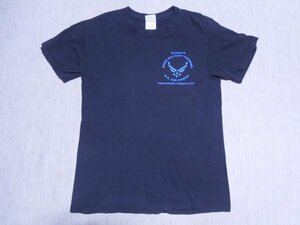 ★●旧タグ●ビンテージ●GILDAN●U.S.AIR FORCE米軍TシャツS●両面プリントミリタリーSECOND TO NONE