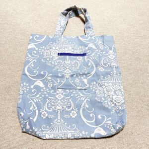 ハンドメイド 手提げ トートバッグ 手作り お弁当 エコバッグ 花柄
