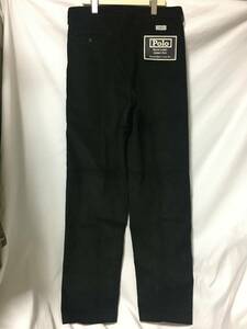 新品 DS 90s POLO RALPH LAUREN ラルフローレン ANDREW CORDS PANT 太畝 コーデュロイ 2タック パンツ W32 L34 (L-18-14)