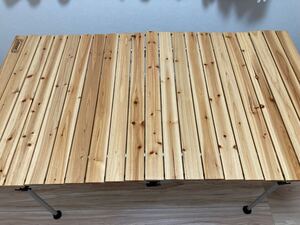 コールマン ナチュラルウッドロールテーブル 120廃盤品