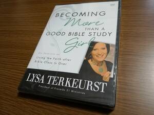 BECOMING MORE THAN A GOOD BIBLE STUDY GIRL　輸入版DVD　新品未開封品