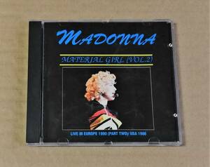 希少 MADONNA ◆ Material Girl Vol.2 ◆ 送料無料 美品 輸入盤 マドンナ Live in Europe 1990