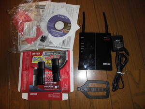 BUFFALO バッファロー AirStation エアステーション WHR-HP-G300N Wi-Fiルーター 無線LANルーター WLI-UC-G300HP 無線LAN 子機