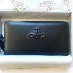 ☆新品未使用☆ヴィヴィアンウエストウッド 長財布 ウォレット ブラック 黒 Vivienne Westwood レディース