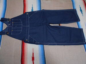 １９７０年代製 SEARS OVERALL WORK WEAR PERMA PREST MADE IN USA HOTROD オーバーオール ダンガリー インディゴ ワークウェアー ツナギ