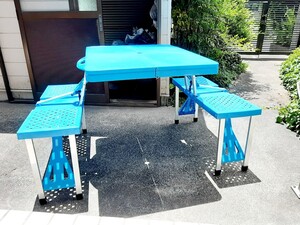 テーブルチェア キャンピング アウトドア 折り畳み 美品