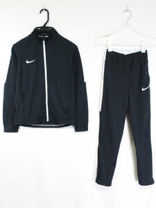 ナイキ NIKE アカデミートラックスーツ 上下セット ジュニアM 140-150cm トレーニングウェア ジャージ 黒 ブラック 子供 キッズ