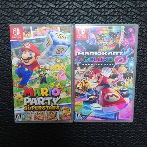 新品未開封 マリオパーティスーパースターズ マリオカート8デラックス