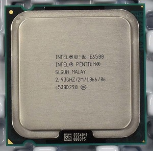 未使用品 Intel Pentium E6500 2.93GHz Socket775 (LGA775) SLGUH FSB1066 要対応マザーボード (管:C-14 x2s