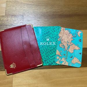 1281【希少必見】ロレックス カレンダー カードケース 冊子 3点セット Rolex 送料94円可能