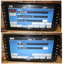 トヨタ 2015年地図 NH3N-W58 HDDナビ&CD&MD&ワンセグＴＶ&DVDビデオ再生 76036_画像6