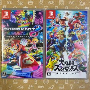 【新品】2本セット Switch マリオカート8 DX 大乱闘 スマブラsp