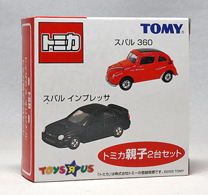 トミカ トイザらス オリジナル トミカ親子2台セット（スバル インプレッサ・スバル 360）